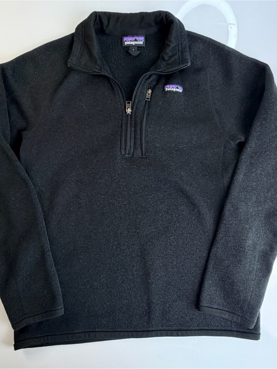Patagonia Other - Mens Small Patagonia Better Sweater Black 1/4 Zip Pullover